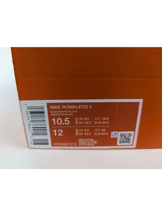 Nike Romaleos 4 Weightlifting Shoes Black White Men\'s Size 10.5 NIB main image 2